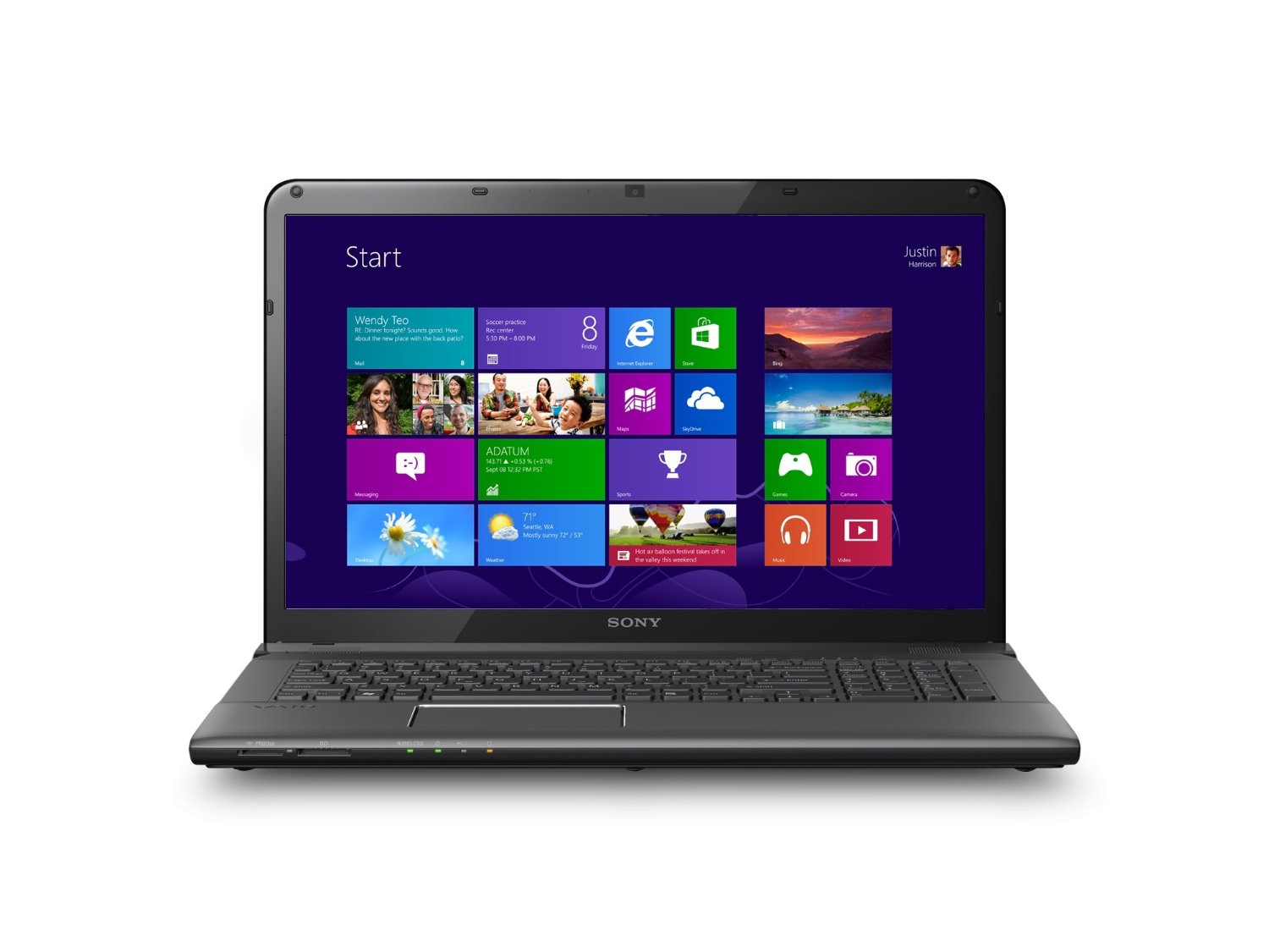 Sony VAIO ESeries SVE1713Z1EB Core i73632QM 8GB 1TB Bluray Writer 17